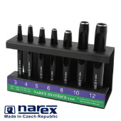 Набор стальных пробойников NAREX (854800) на подставке 7шт(3,4,5,6,8,10,12мм)