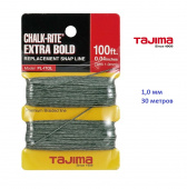 Запасной шнур разметочный толстый TAJIMA EXTRA BOLD (PLITOL) 1.0мм х 30м