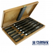 Набор из 6 токарных резцов NAREX Standard Line 859503 в деревянной коробке