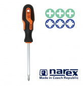 Универсальная отвертка NAREX S Line Profi 836400 (PH1,PH2,PH3,PZ1,PZ2,PZ3) 100мм