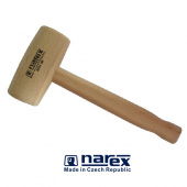 Киянка деревянная NAREX (825100) 300мм (круглый боек 60x120мм, 250гр.)