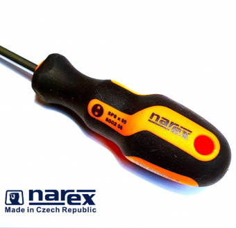 Отвертка двухточечная NAREX S Line Profi SP8 антивандальная, длина жала 95мм (800208)