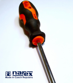 Отвертка двухточечная NAREX S Line Profi SP10 антивандальная, длина жала 95мм (800210)