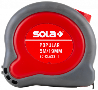 Рулетка 3м SOLA Popular PP (50024201) 3м/13мм