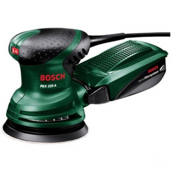 Эксцентриковая шлифмашина BOSCH PEX220A  220 Вт,125мм,1.4 кг (0603378020)