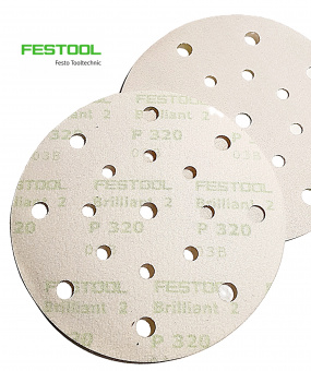 Шлифовальный круг FESTOOL Brilliant2 (496594) 150мм, зернистость 320