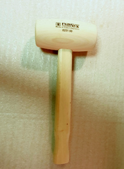 Киянка деревянная NAREX (825100) 300мм (круглый боек 60x120мм, 250гр.)