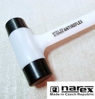 Молоток монтажный безынерционный NAREX (875102) с ручкой ANTIREFLEX (340гр 290мм)