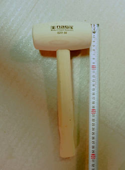 Киянка деревянная NAREX (825100) 300мм (круглый боек 60x120мм, 250гр.)
