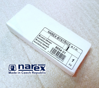 Комбинированный точильный камень NAREX 895401 (грубый/тонкий 100/320) серый/белый