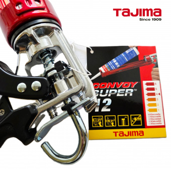 Пистолет для герметика Tajima Convoy Super 12 CNV100SP12 с автоматической остановкой подачи, 310мл