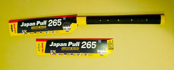 Ручная пила TAJIMA Japan Pull JPR265FBR (полотно с покрытием) +запасное черное полотно GNB265FBP (265мм)