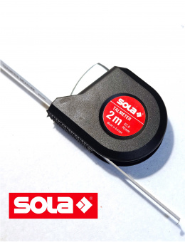 Рулетка-толщиномер 2 метра SOLA Talmeter TAL2 (51011201) для внутренних измерений, вычисления диаметра, разметки