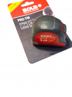 Рулетка SOLA PRO-TM 3м/19мм, 1-й класс точности (50022001)