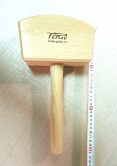 Киянка деревянная квадратная PINIE 52-3 бук/ясень (315х160х70мм,780гр)
