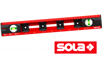 Уровень разметочный электрика SOLA ELECTRIC (69057101) 41см, 2 глазка