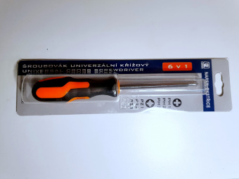 Универсальная отвертка NAREX S Line Profi 836400 (PH1,PH2,PH3,PZ1,PZ2,PZ3) 100мм