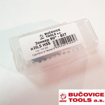 Зенкер-бита конический BUCOVICE (744205) с шестигранным хвостовиком (20.5х41мм; хвостовик 1/4)