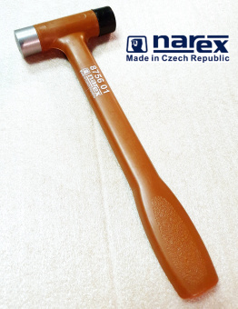Молоток монтажный пластиковый NAREX (875601) с наконечником сталь/пластик, 280гр