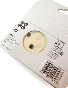 Шлифлисты белые (5шт) BOSCH Best for Paint 125мм (зерно 60) 2608605001