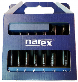 Набор стальных пробойников NAREX (854800) на подставке 7шт(3,4,5,6,8,10,12мм)