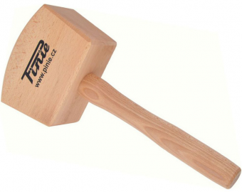 Киянка деревянная квадратная PINIE 52-3 бук/ясень (315х160х70мм,780гр)