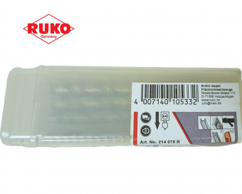 Сверло по металлу RUKO HSS-Ground диам.7.5мм (легир.сталь, цвет.металл) 1шт арт.214075