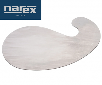 Цикля фигурная 120х70мм  NAREX 879603 (скребок для зачистки деревянной поверхности)
