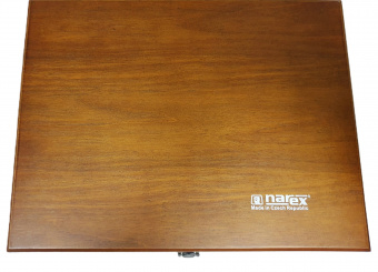 Набор из 6 плоских стамесок NAREX Wood Line Profi (853053) в дерев.коробке (6,10,12,16,20,26мм)